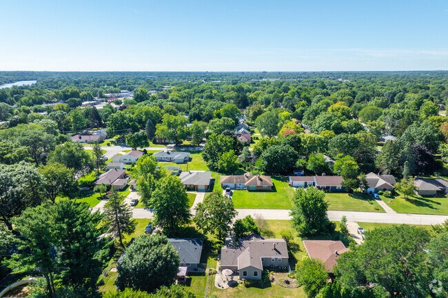 Homes in Halsted Road have spacious lots.
