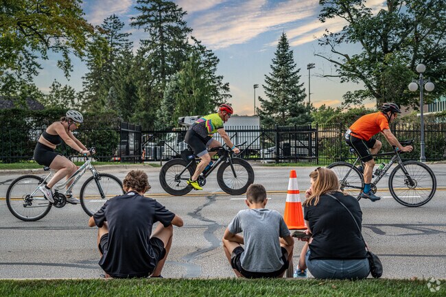 Residents of Signal Point love competing every year in the Naperville Sprint Triathlon.