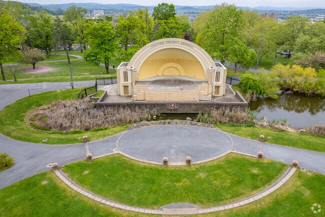 Enjoy live entertainment and seasonal events at the bandshell in City Park.