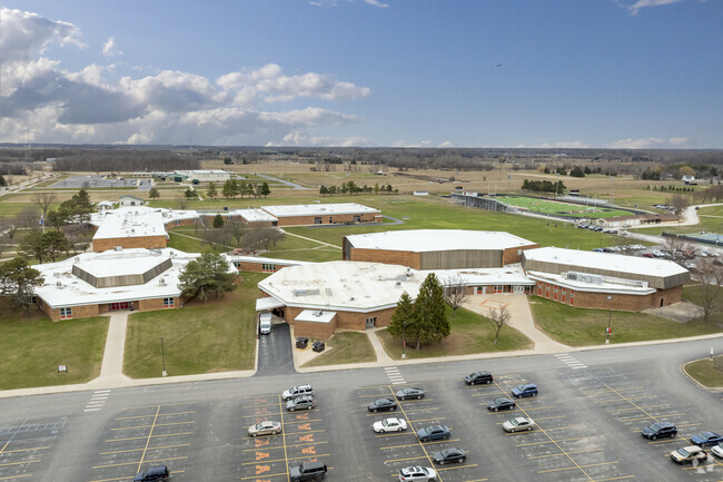 Students are challenged to excel at Alma High School.