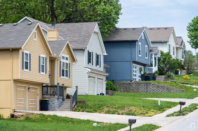 The Clayton neighborhood homes have picturesque elevations.