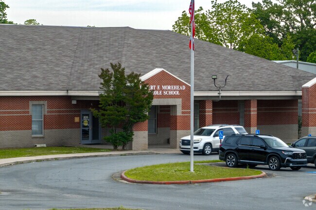 After elementary, students may attend Robert E. Morehead Middle School.