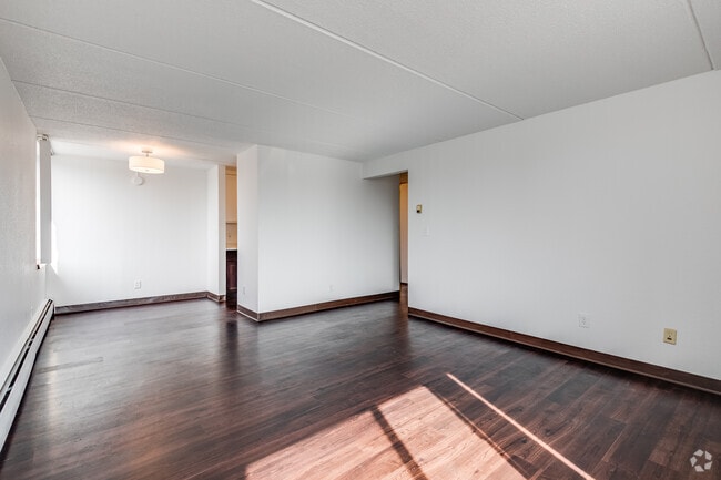 Creek Terrace - 2BR, 1.5BA - 893SF - Living Room and Dining Room