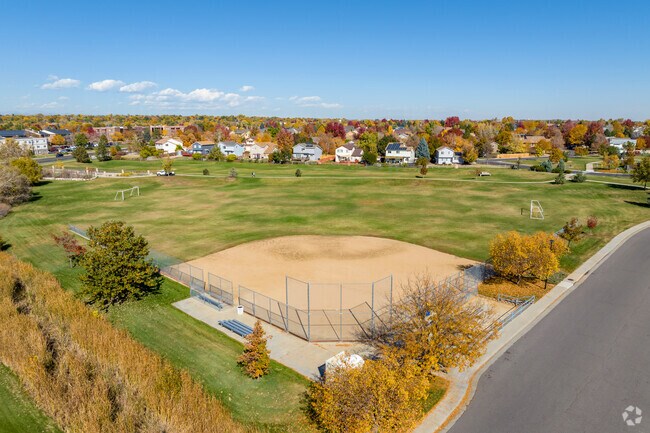Country Vista Park boasts a 5-acre field of grass and a softball field.