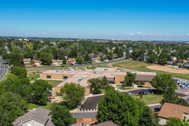 An overview of Centennial Elementary School in Broomfield, Colorado.