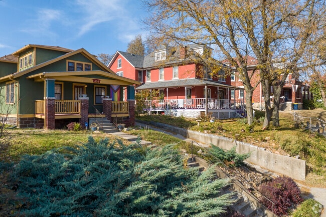 Many century-old homes in the area have been carefully rehabbed to their original glory.