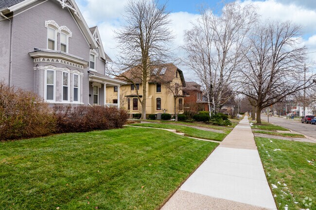 Downtown Lansing includes a selection of Victorian Era homes.