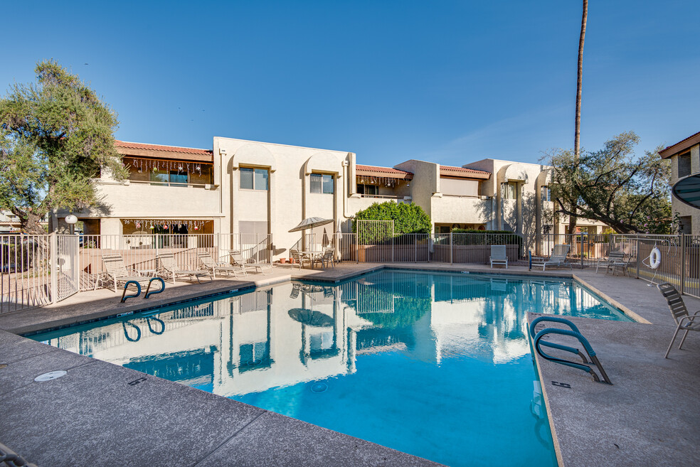 Southern view of the Pool - just outside your door!