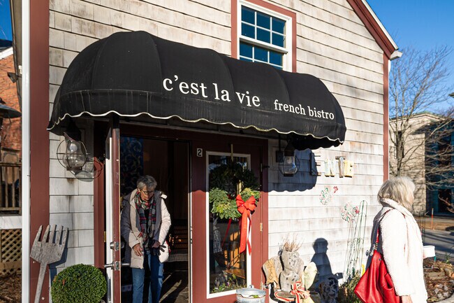 Stop by C'est la Vie for some delicious French pasteries.