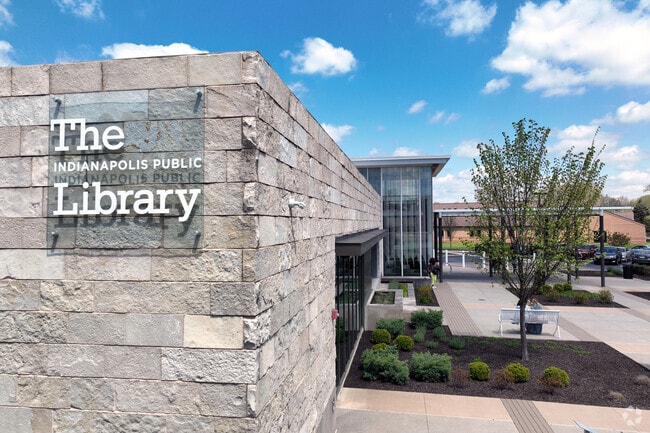 The Michigan Road Branch Library on Michigan Road serves the Crooked Creek neighborhood.