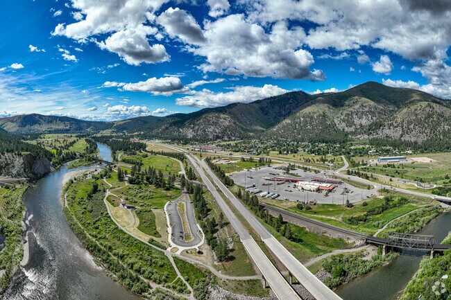Interstate 90 runs right through Bonner-West Riverside in Missoula.