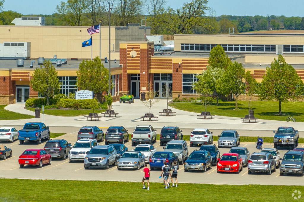 Dodgeland High School in Juneau, WI is apart of the Dodgeland school district complex.