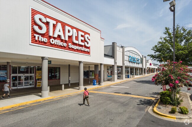 If you need office supplies, Staples is located at Rivertowne Commons Marketplace in Oxon Hill.