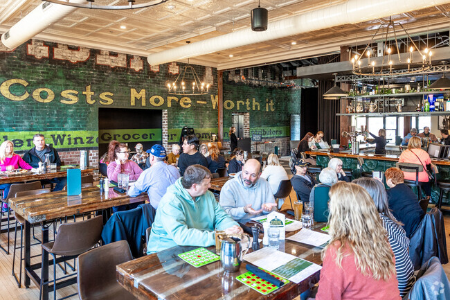 The Busted Cup Brewhouse hosts bingo nights on Mondays in Burlington.