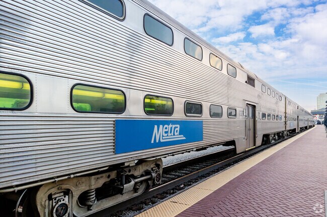 Saint Pat's neighborhood commuters have a conveniently located Joliet Metra station.