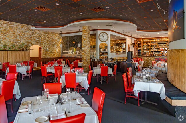 Oak & Ember steakhouse is a local favorite and found in Veranda Falls.