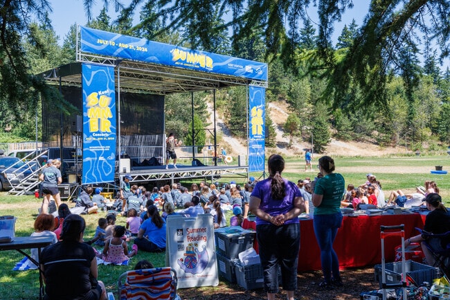 Wednesday Picnic Performances take place throughout the summer in West Fenwick Park.