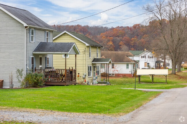 Covered front porches are commonplace in Redbank Township.