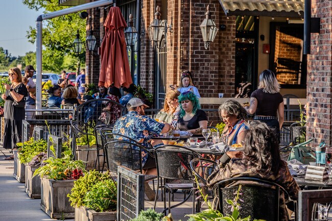 Restaurants and bars like Forbidden Roots and Beeline offer outdoor seating during the summer.