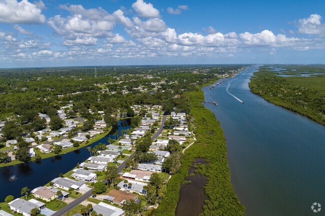 Residents on the east side of Edgewater Landing enjoy a majestic view of the Indian River.