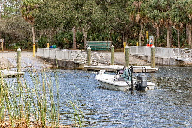 John Chestnut Sr. Park has a large boat ramp facility in East Lake.