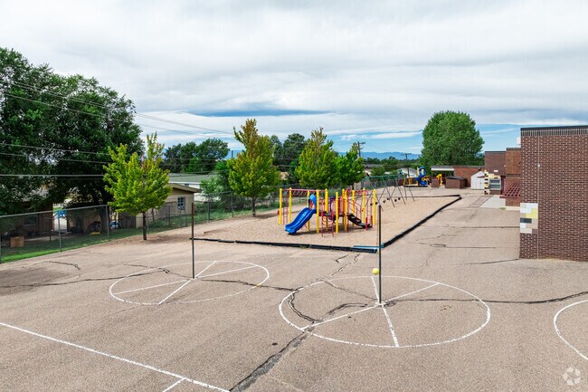 Baca Elementary School has an outdoor play area.