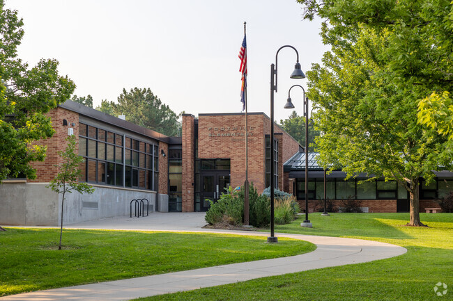 Foothill Elementary School in Boulder welcomes students with its modern and inviting campus.