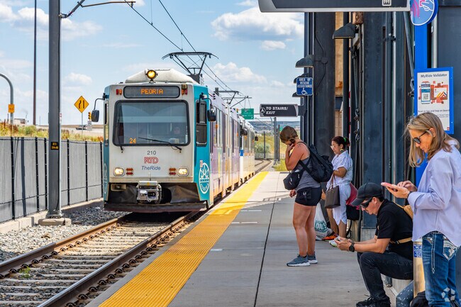 County Line Station is the nearest light rail station to Acres Green, taking you to Denver.