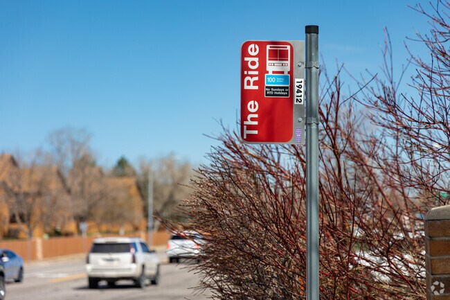 Hop on The Ride busses just south of Kings Mill to get around town.