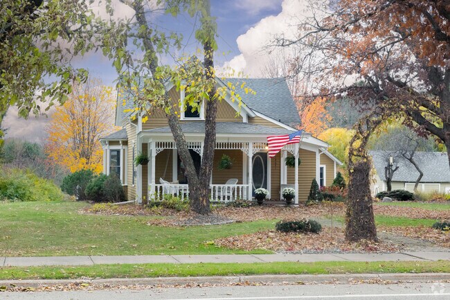 Historic homes line the streets of Scandia, reminding residents of the town’s long history.