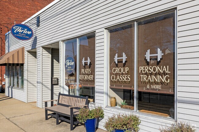 Residents of Sharpsville keep fit at Thrive Pilates and fitness studio.