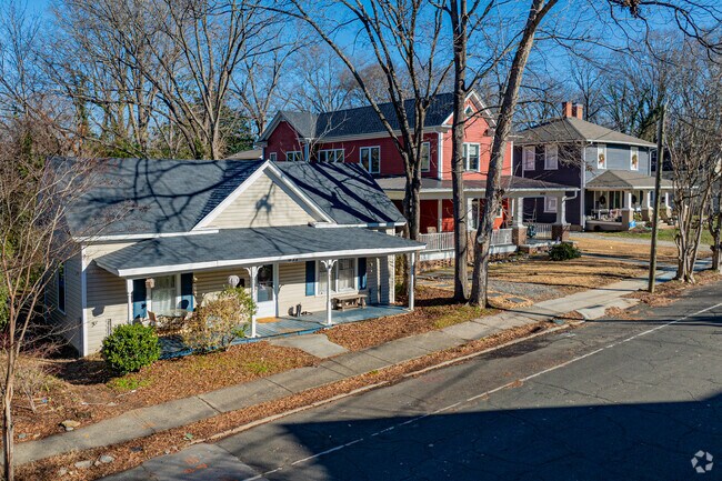 Homes in the Burch Avenue neighborhood come in a wide range of architectural styles.