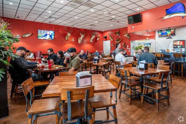 Residents looking for seafood can stop by Dilly's on the northern end of Rosharon.