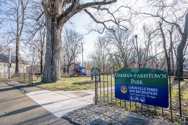 German-Paristown Park is located in the Germantown neighborhood of Louisville.
