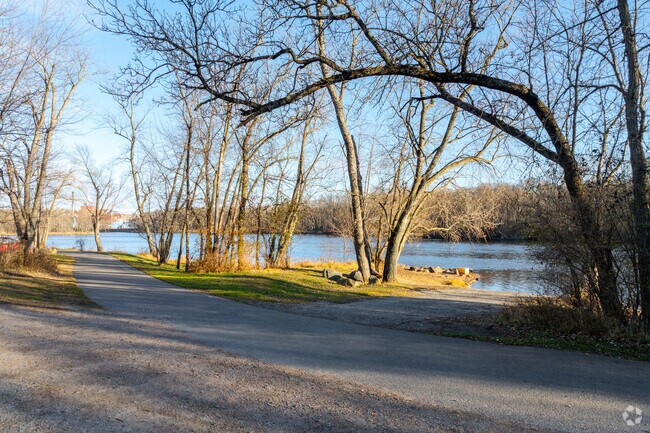 This scenic view captures the beauty of the Wisconsin River.