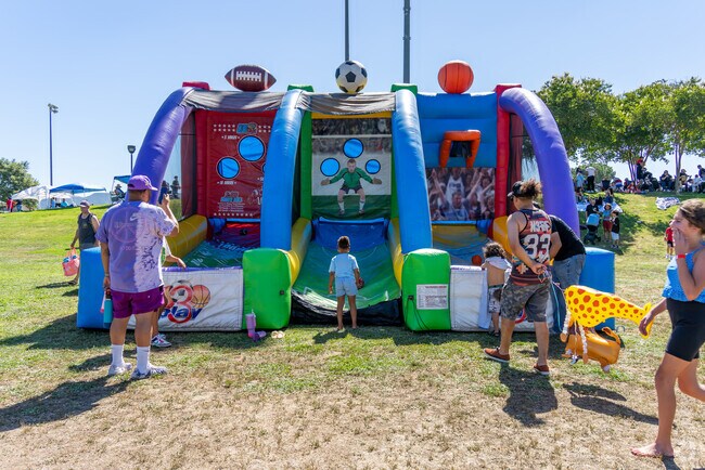Kids enjoy fun games at Murrieta's 33rd Birthday Bash event.