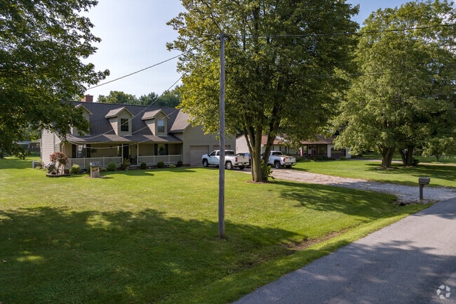 Copley homeowners show pride through well-kept lawns and beautifully maintained properties.