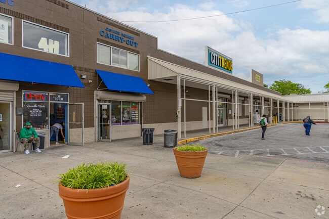For some restaurants and retail, locals can head over to Church Square Shopping Center.