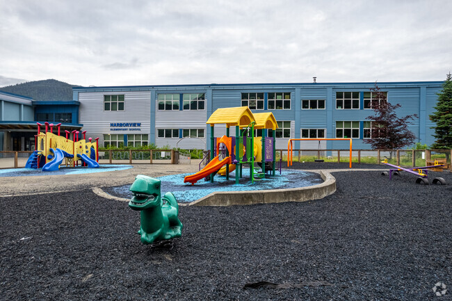 Harborview Elementary School is attended by 300 students in Downtown Juneau.