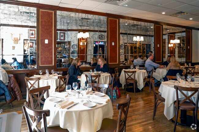 Lusardi's of Larchmont offers upscale Mediterranean cuisine.