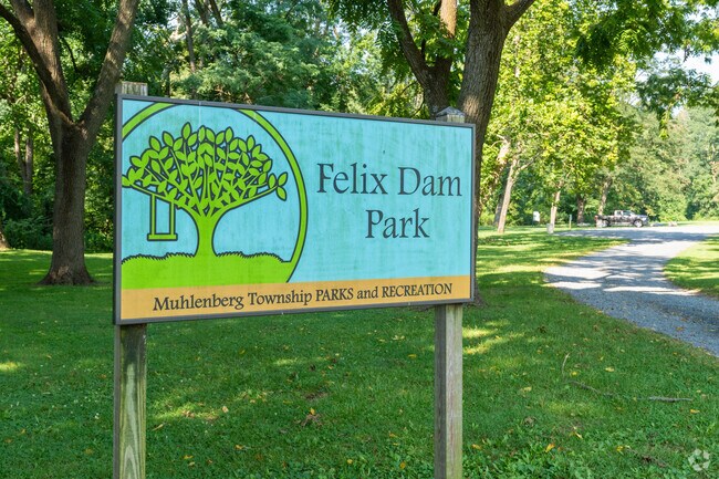 Felix Dam Park in Fox Chase allows for a walk on a trail and a picnic with friends.