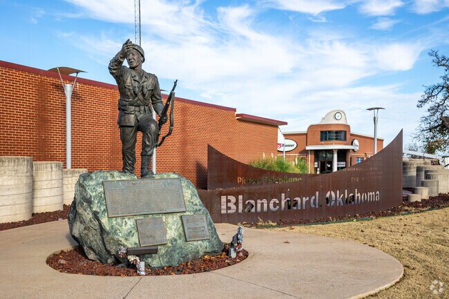 Sergeant Tony K. Burris, born in Blanchard, won the Congressional Medal of Honor.