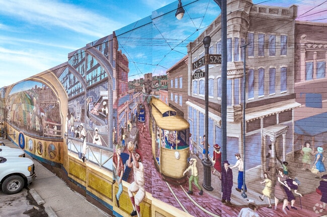 In South Central Omaha, Supermercado Nuestra Familia brightens  South 36th and Q Street with a mural.