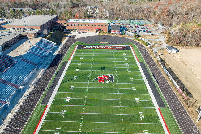 Flowery Branch High School boasts athletic fields for team sports and other activities.