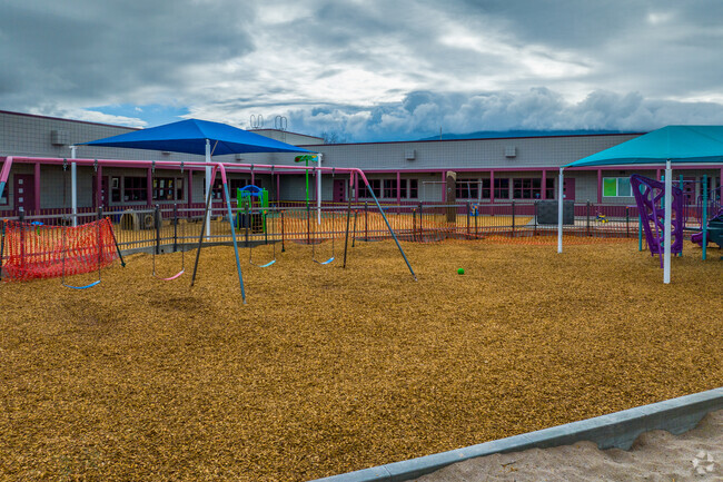 Kids can enjoy new playground equipment at Tanque Verde Elementary School in Tucson, Arizona