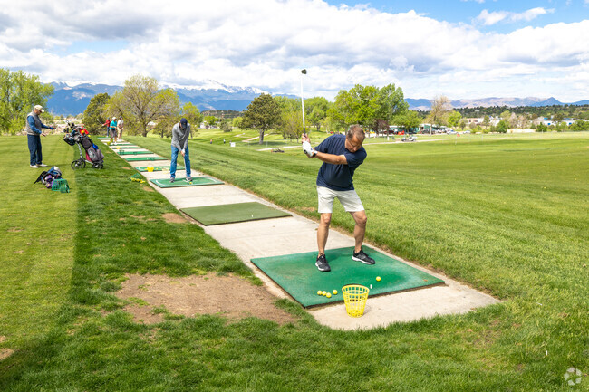 Have some fun playing golf at the Cherokee Ridge Golf Course near the Rustic Hills neighborhood.