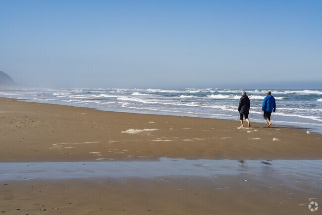 Residents enjoy the quieter beaches of San Marine.