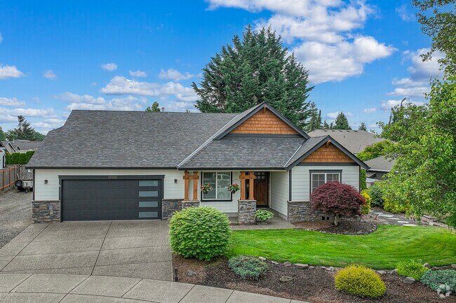 A modern Ranchalow home with Northwest styling in the Hazel Grove-Westling Farm neighborhood.