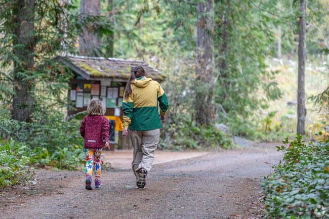 Enjoy the fresh air on hikes at Falls View in the Olympic National Forest outside Quilcene.