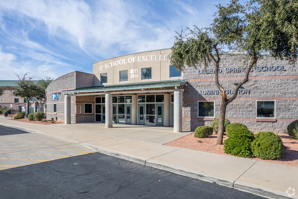 The main office at Legend Springs Elementary School in Glendale.